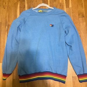 Aviator Nation Rainbow Crewneck (Medium)